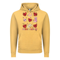 Vintage Mustard howdy valentine copy Vintage Hoodie - MaliasSmallBusiness