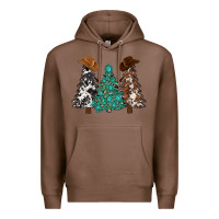 Chestnut cowhide with gemstones trees Premium Hoodie - MaliasSmallBusiness