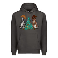 Smoke cowhide with gemstones trees Premium Hoodie - MaliasSmallBusiness