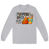 Moon Dust pumpkin spice kinda girl Long Sleeve Tee - CowhideDigitalArt