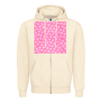 Sandshell valentines day heart seamless pattern Zipper Hoodie - BundleAndBundleShop