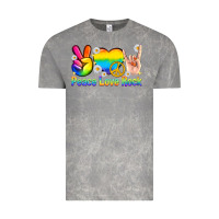 Cloud Rock peace love rock pride Vintage Tee - texasbilliewilder
