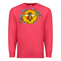 Cardinal bee sunflower leopard Premium Sweatshirt - Jasminsmagicworld