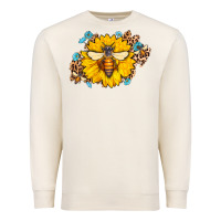 Sandshell bee sunflower leopard Premium Sweatshirt - Jasminsmagicworld