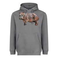 Storm hippopotamus Heavyweight Hoodie - LillyAllenDesigns