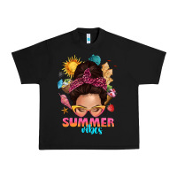 Black summer vibes messy bun tbw Urban Heavy Tee - texasbilliewilder