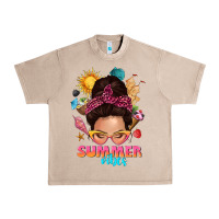 French Oak summer vibes messy bun tbw Urban Heavy Tee - texasbilliewilder