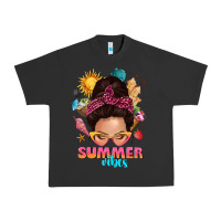 Pigment Black summer vibes messy bun tbw Urban Heavy Tee - texasbilliewilder