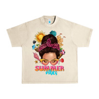 Sandshell summer vibes messy bun tbw Urban Heavy Tee - texasbilliewilder