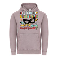 Vintage Zinc i teach kindergarten whats your superpower Vintage Hoodie - MaliasSmallBusiness