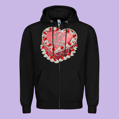 Self Love Zipper Hoodie Designed By Artiststas