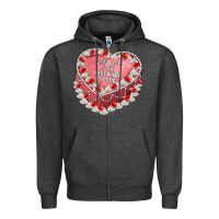 Charcoal Heather self love Zipper Hoodie - Artiststas