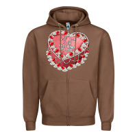 Chestnut self love Zipper Hoodie - Artiststas