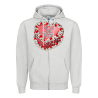 Dove Grey self love Zipper Hoodie - Artiststas