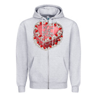 Heather Grey self love Zipper Hoodie - Artiststas