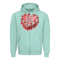 Seafoam self love Zipper Hoodie - Artiststas