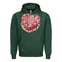 Sports Green self love Zipper Hoodie - Artiststas