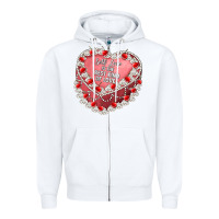 White self love Zipper Hoodie - Artiststas