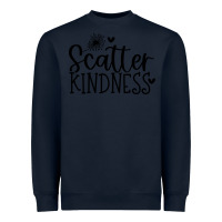 Navy kindness Heavyweight Sweatshirt - Unal Design