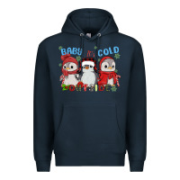 Navy baby ıt's cold outside Premium Hoodie - MaliasSmallBusiness