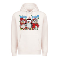 Pale Pink baby ıt's cold outside Premium Hoodie - MaliasSmallBusiness
