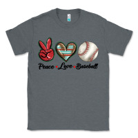 Charcoal Heather peace love west Classic Tee - BarkalooDesign