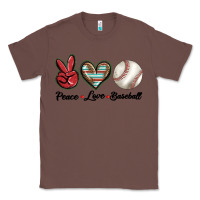 Chestnut peace love west Classic Tee - BarkalooDesign