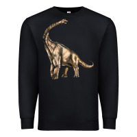 Black Brachiosaurus Premium Sweatshirt - LillyAllenDesigns