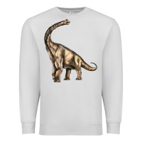 Dove Grey Brachiosaurus Premium Sweatshirt - LillyAllenDesigns