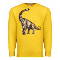 Lemon Brachiosaurus Premium Sweatshirt - LillyAllenDesigns