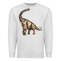 Oatmeal Heather Brachiosaurus Premium Sweatshirt - LillyAllenDesigns