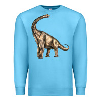 Ocean Blue Brachiosaurus Premium Sweatshirt - LillyAllenDesigns