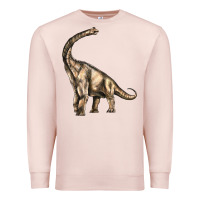 Pale Pink Brachiosaurus Premium Sweatshirt - LillyAllenDesigns