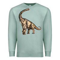 Seafoam Brachiosaurus Premium Sweatshirt - LillyAllenDesigns