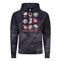Cloud Black howdy valentine Vintage Hoodie - MaliasSmallBusiness