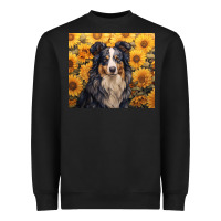 Black australian shepherd Heavyweight Sweatshirt - Unal Design