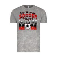 Cloud Rock my favorite soccer player calls me mom Vintage Tee - Zillion Design Studio