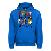 Cobalt Merry Teacher Bright Students Christmas Urban Hoodie - LillyAllenDesigns