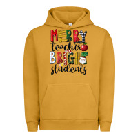 Pigment Peanut Butter Merry Teacher Bright Students Christmas Urban Hoodie - LillyAllenDesigns