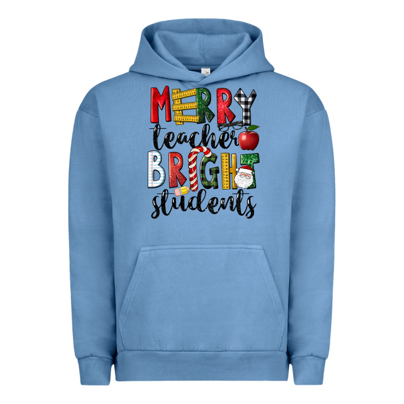 Merry Teacher Bright Students Christmas Urban Hoodie by LillyAllenDesigns | Teevron