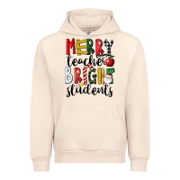 Sandshell Merry Teacher Bright Students Christmas Urban Hoodie - LillyAllenDesigns