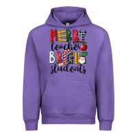 Tulip Merry Teacher Bright Students Christmas Urban Hoodie - LillyAllenDesigns