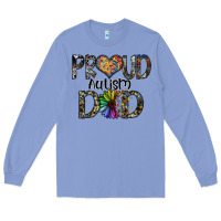 Colony Blue proud autism dad Long Sleeve Tee - SublimationCraftShop
