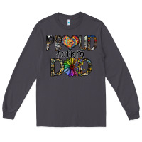 Smoke proud autism dad Long Sleeve Tee - SublimationCraftShop