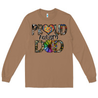 Proud Autism Dad Long Sleeve Tee | Teevron