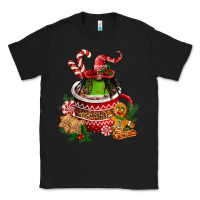 Black christmas coffee afro gnome Classic Tee - FaDigitalArtStudio