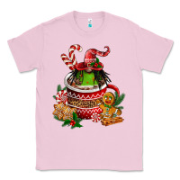 Bubblegum Pink christmas coffee afro gnome Classic Tee - FaDigitalArtStudio