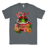 Charcoal Heather christmas coffee afro gnome Classic Tee - FaDigitalArtStudio