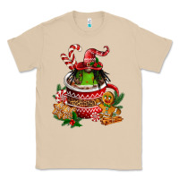 Mushroom christmas coffee afro gnome Classic Tee - FaDigitalArtStudio