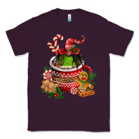 Plum christmas coffee afro gnome Classic Tee - FaDigitalArtStudio